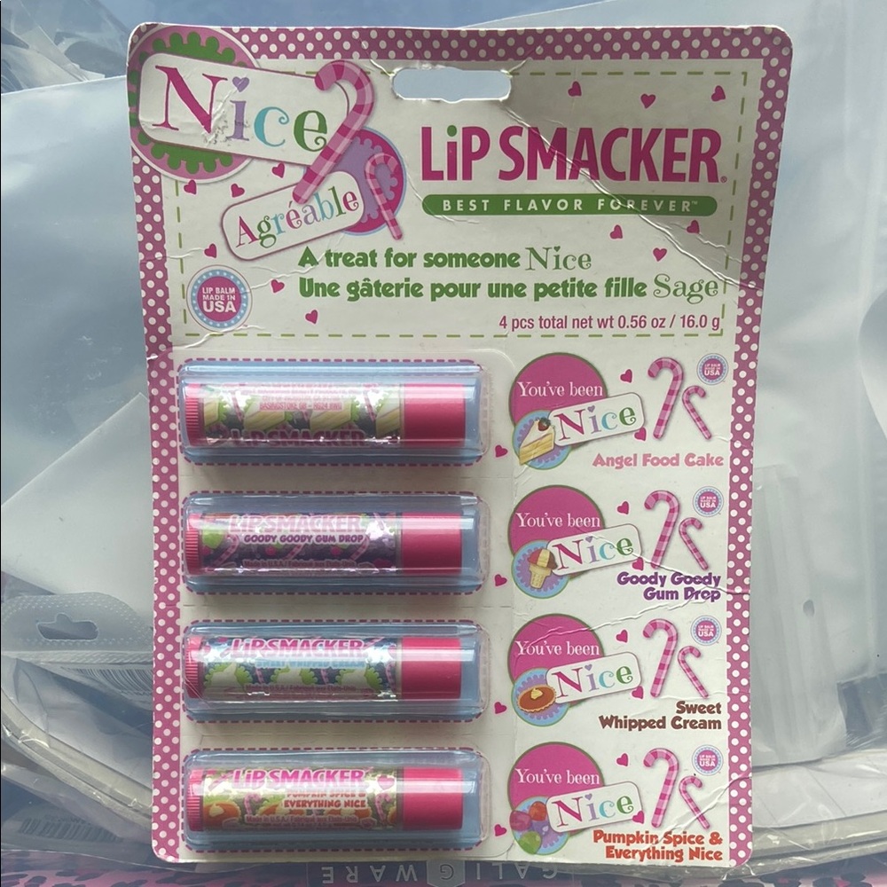 Lip Smacker Pink Lip Balm Set